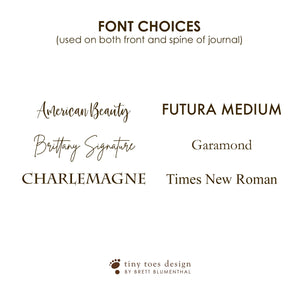 Font Choices for Custom Lettering