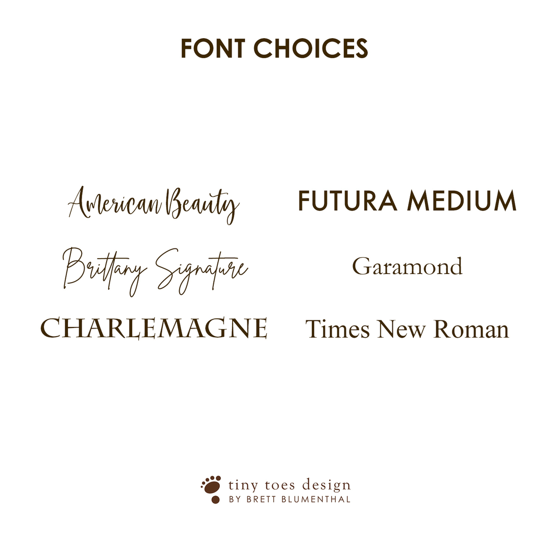 Font Choices