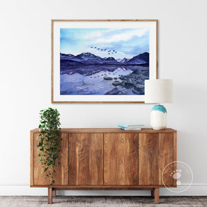 Glacier National Park Landscape Painting