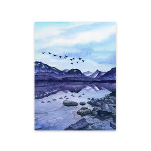 Glacier National Park Watercolor