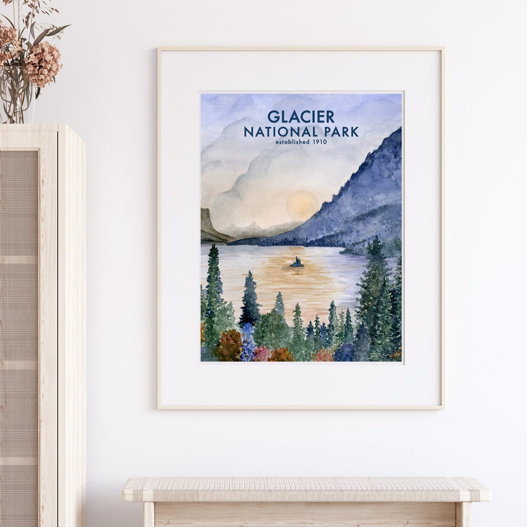 Glacier National Park Poster