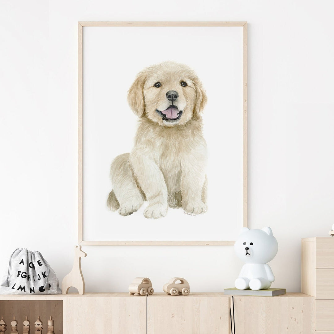 Golden Retriever Kid's Wall Art