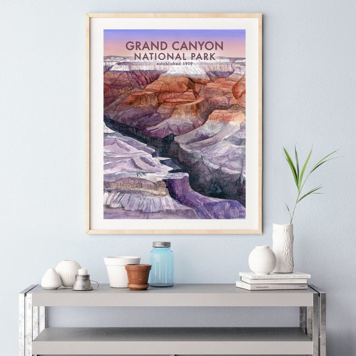 Grand Canyon Watercolor Poster