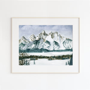 Grand Teton Landscape Painting