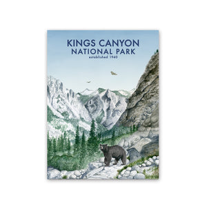 Kings Canyon Watercolor Print