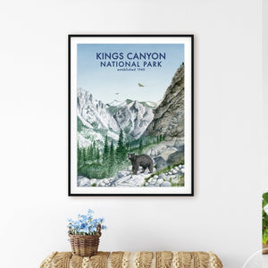 Kings Canyon Park Print
