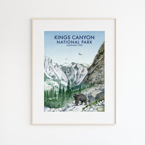 Kings Canyon National Park Poster