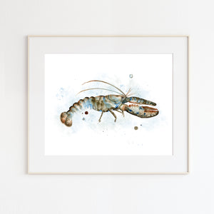 Lobster Watercolor Print