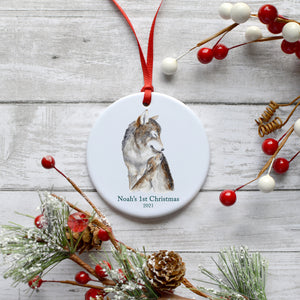 Personalized Christmas Tree Ornament 
