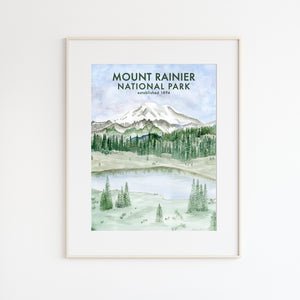 Mt. Rainier Park Poster