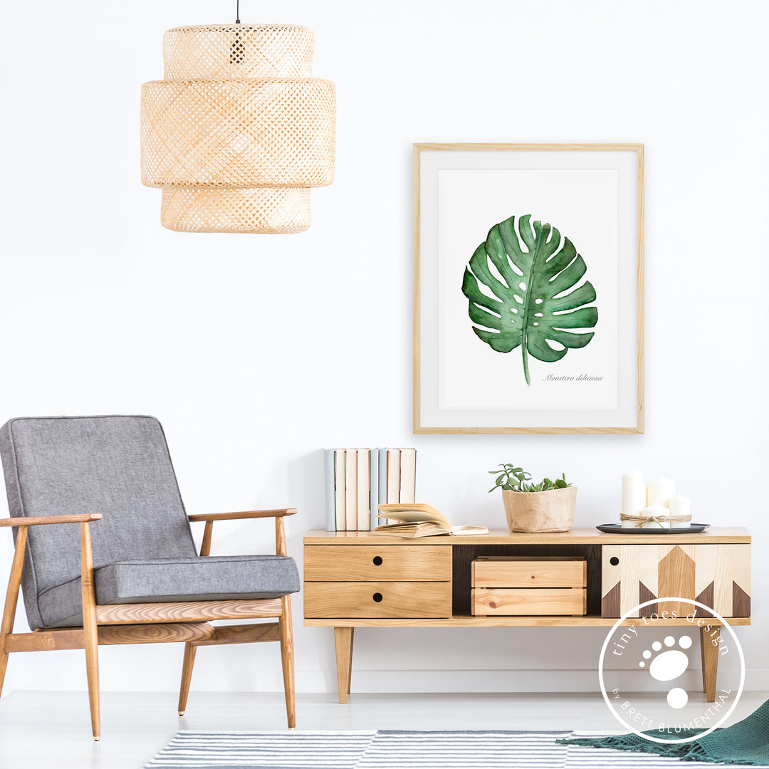 Palm Leaf Botanical Home Decor