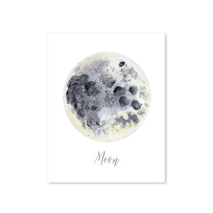 Moon Scandinavian Nursery Art