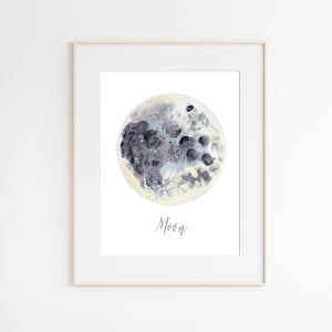 Moon Scandinavian Print