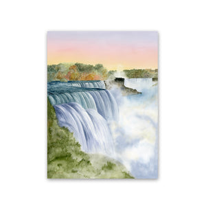 Niagara Falls Watercolor Painting