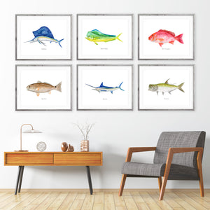 Deep Sea Fishing Wall Art