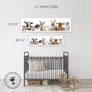 Pano sizes for nursery art