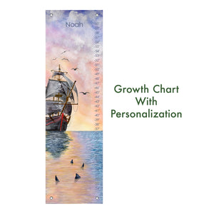 Personalized Pirate Growth Chart