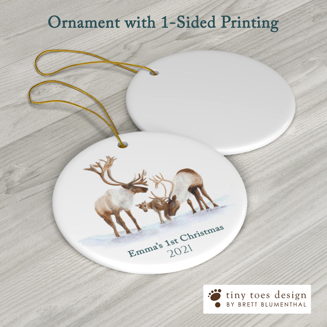 Custom Holiday Ornament One Sided