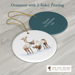 2 Sided Custom Holiday Ornament