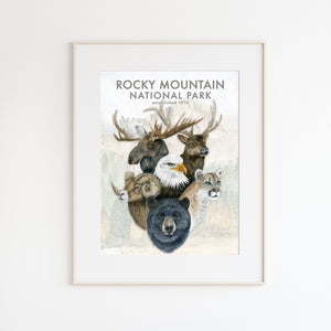Rocky Mountain Wildlife Poster