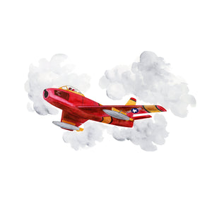 Sabre Fighter Jet Wall Decor