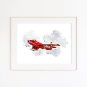 Sabrejet Watercolor Custom Print