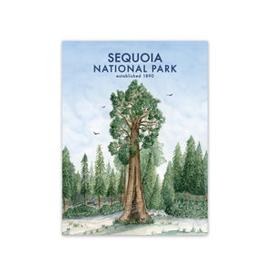 Sequoia National Park Travel Print