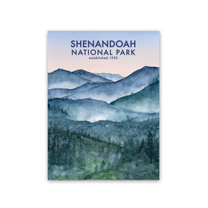 Shenandoah National Park Travel Print