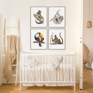 Tropical Mom and Baby Animal Print Set