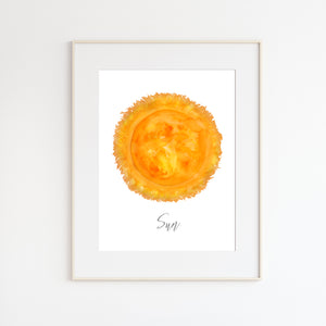Scandinavian Sun Poster
