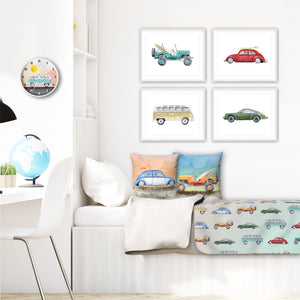 Surf's Up! "Jeep" Pillow - Brett Blumenthal | Tiny Toes Design