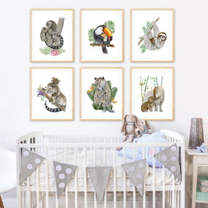 Jungle Animal Nursery Decor