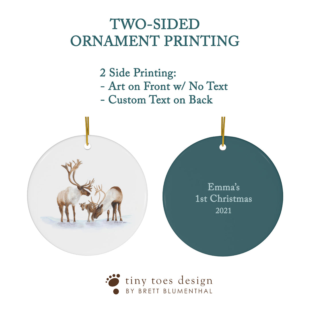 Porcelain Custom Christmas Ornament