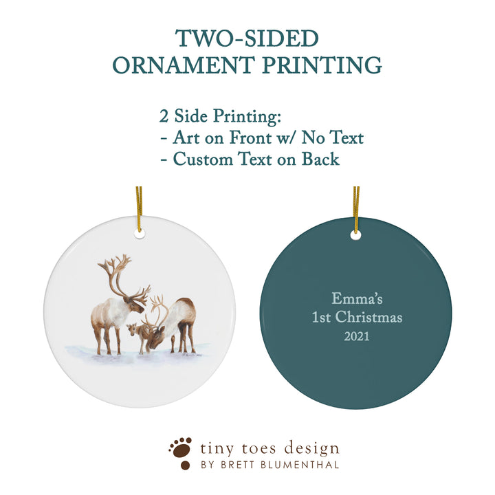 Porcelain Custom Christmas Ornament