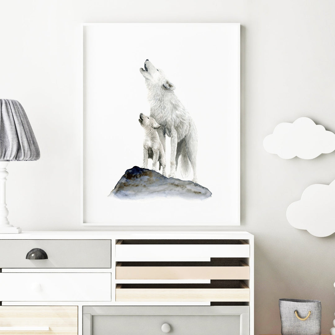 Wolf Kid's Room Decor