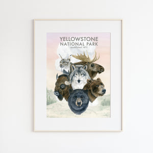 Yellowstone Wildlife Park Poster