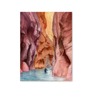The Narrows Watercolor Painting