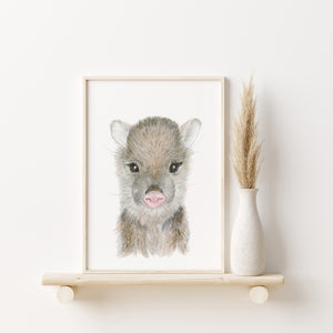 a picture of a small animal on a shelf