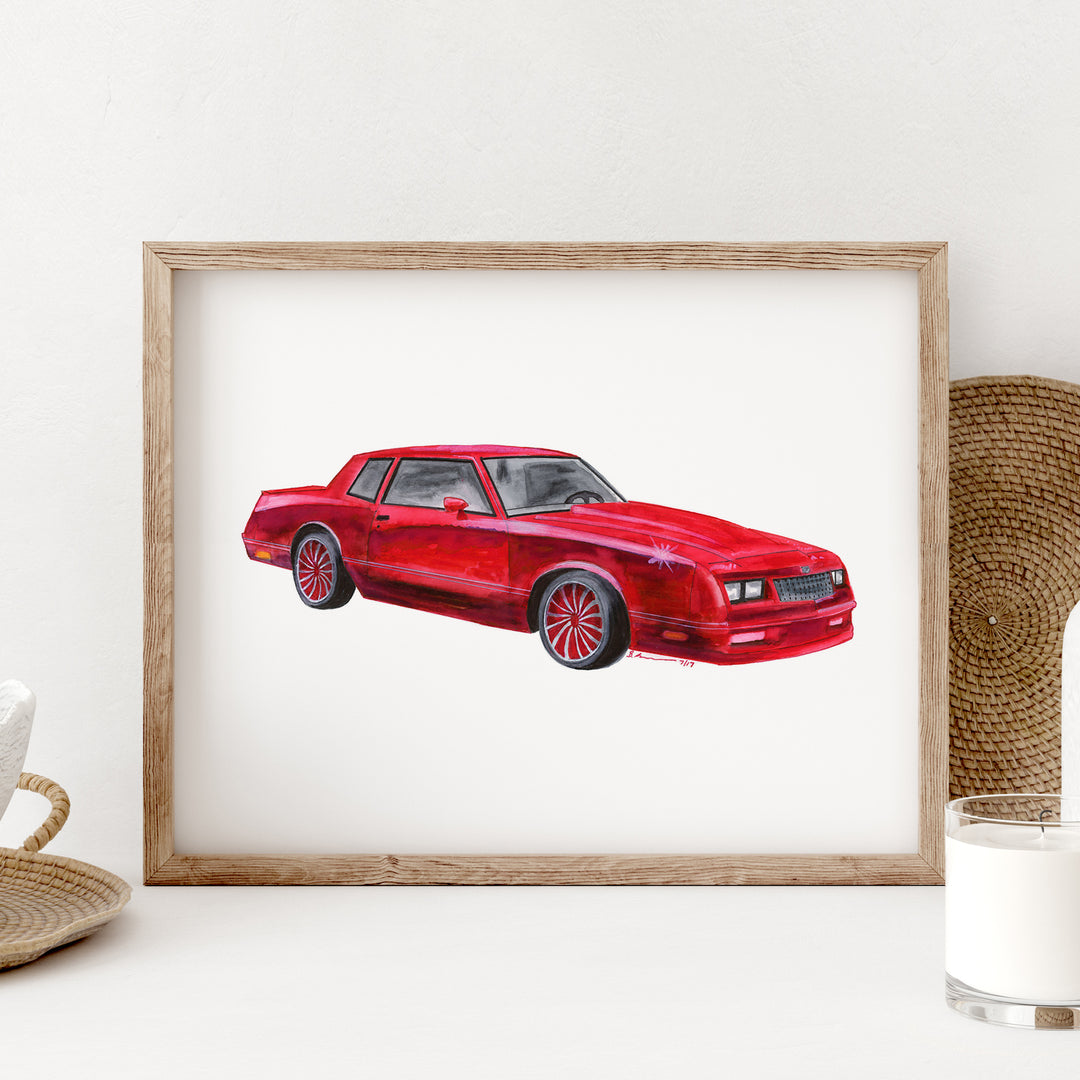 Chevy Monte Carlo Wall Art