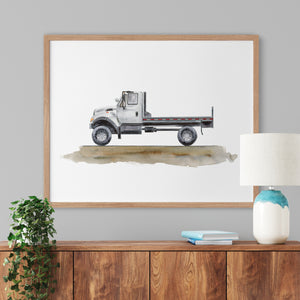 Flatbed Truck Print
