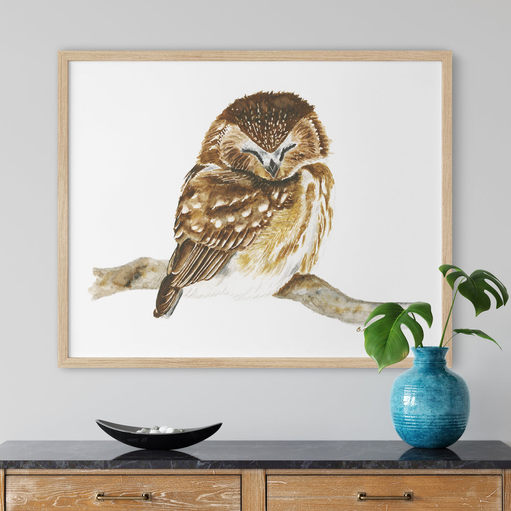 owl nursery wall art calm baby room decor above dresser