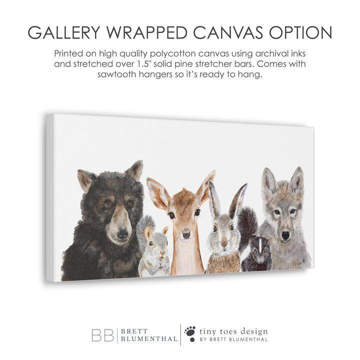 Stretched Canvas Option for Nursery Decor