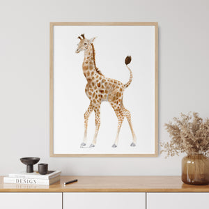 Safari Animal Nursery Print