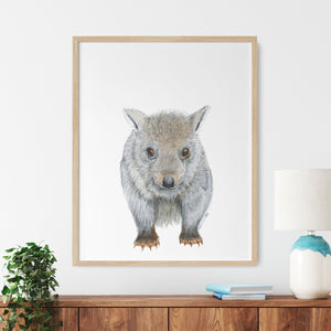 Baby Wombat Watercolor