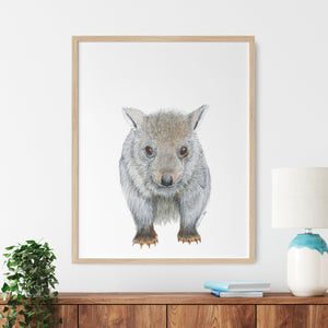 Baby Wombat Watercolor