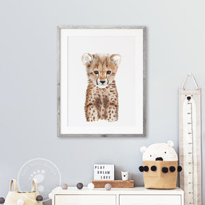 Baby Cheetah Safari Print