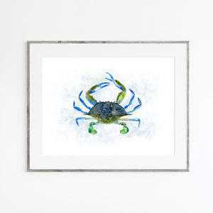 Maryland Blue Crab Watercolor