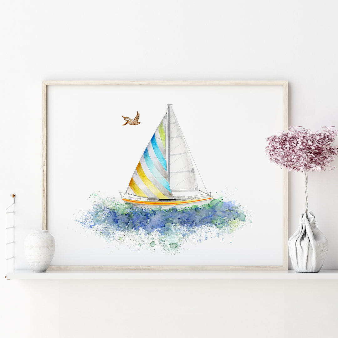 Sailboat Illustration