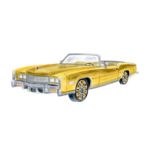El Dorado Car Print