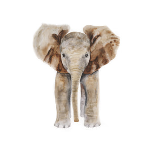 Baby-Elefant-Portrait – Safari-Kinderzimmer-Dekor